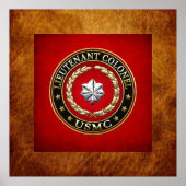 Poster U.S. Marines : Lieutenant-colonel (USMC LtCol) [3D (Devant)