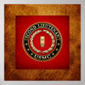 Poster U.S. Marines: second lieutenant (USMC 2ndLt) [3D] (Devant)
