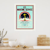 Poster U.S. Maritime Service (US02055) (Cuisine)