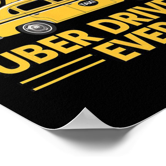 Poster Uber Driver Ever Uber Driver Funny 4 (Coin)