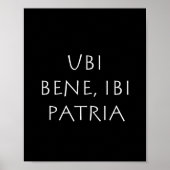 Poster Ubi bene ibi patria (Devant)