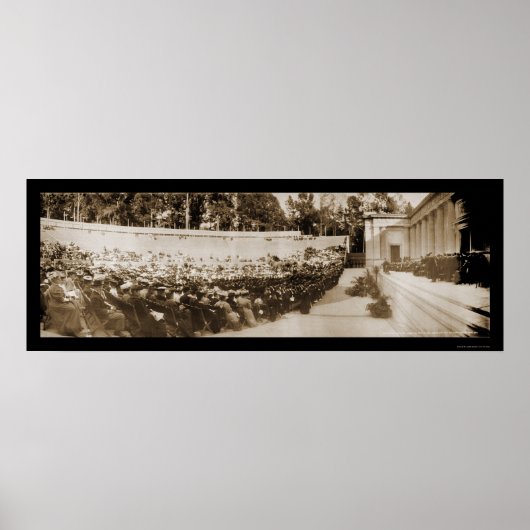 Poster UC Berkeley Gradution Photo 1906 (Devant)