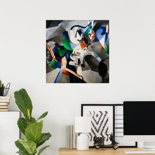 Poster Udnie par Francis Picabia (Bureau à domicile)