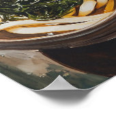 Poster Udon et crevettes (Coin)