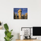Poster UE, Espagne, Catalogne, Barcelone. Antonio Gaudi's (Bureau à domicile)