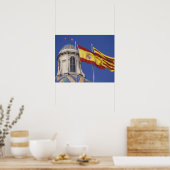 Poster UE, Espagne, Catalogne, Palau de la Generalitat. (Cuisine)