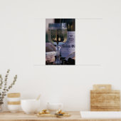 Poster UE, France, Chablis, Vin local (Cuisine)