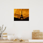 Poster UE, France, Paris. Tour Eiffel. (Cuisine)