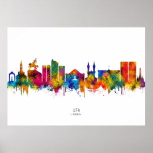 Poster Ufa Russie Toit Terrestre