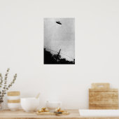 Poster UFO Alien Extraterrestrial Spacecraft Top Secret (Cuisine)