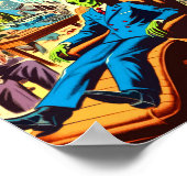 Poster Ufo Alien Sci-fi Retro Comics (Coin)