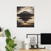 Poster UFO haute énergie (Bureau à domicile)