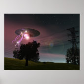Poster UFO Over Powerlines 2 (Devant)