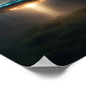 Poster UFO SCI FI Wall Art Poster Alien (Coin)