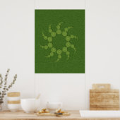 Poster UFO-snijcirkels (kleinste is $12,10) (Keuken)