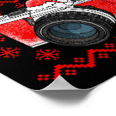 Poster Ugly Christmas Camera Photographer Xmas Photograph (Coin)