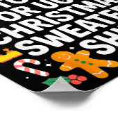 Poster Ugly Christmas Sweaters Funny Too Hot (Coin)