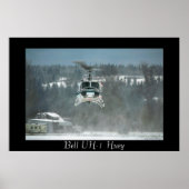 Poster UH-1 Huey Hovering (Devant)