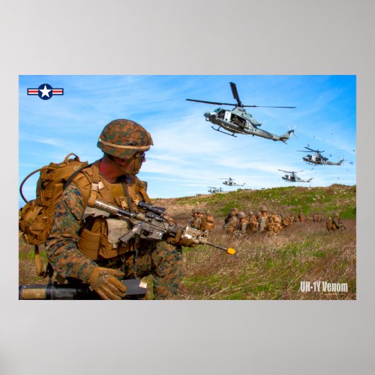 POSTER UH-1Y VENOM (Devant)
