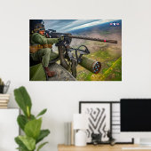 POSTER UH-1Y VENOM GUNNER (Bureau à domicile)