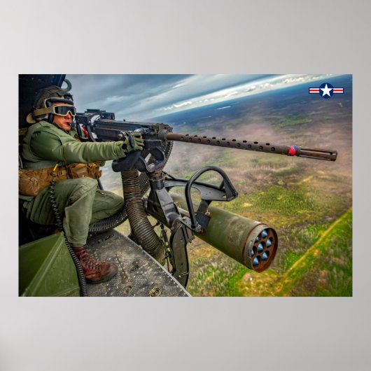 POSTER UH-1Y VENOM GUNNER (Devant)