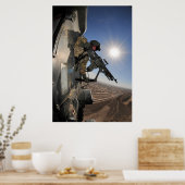 Poster UH-60 Black Hawk Helicopter Gunner (Cuisine)