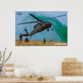 POSTER UH-60M NOIR HAWK (Cuisine)