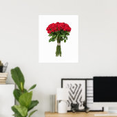 Poster Uitgebreide bloemen (Thuiskantoor)
