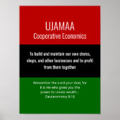 Poster UJAMAA Christian Kwanzaa (Devant)