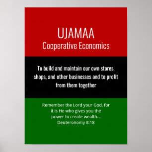 Poster UJAMAA Christian Kwanzaa