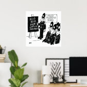 Poster UK Police Training School Funny Cartoon (Bureau à domicile)