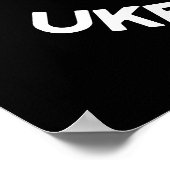 Poster Uke Peut Le Faire Drôle Positif Ukelele Pun Dark B (Coin)