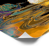 Poster Ukiyo-e Cat | L'art des blocs de bois japonais (Coin)