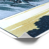 Poster Ukiyo-e japonais du Fudesute Mountain (Coin)