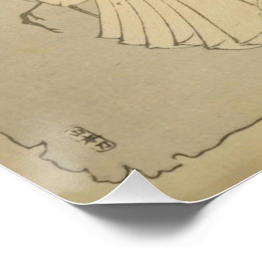 Poster [Ukiyo-E] Le Heron Maiden (Coin)