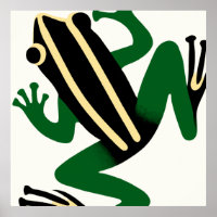 Ukiyo-E Style japonais Art Grenouille asiatique