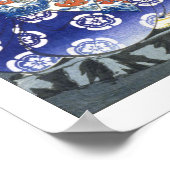 Poster ukiyoe - 和 漢 百 物 語 n° 09 - 小 田  - (Coin)