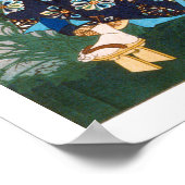 Poster ukiyoe - 和 漢 百 物 語 n° 26 - 不 破  - (Coin)