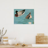 Poster Ukiyoe [Goyo] Canards (S) (Cuisine)