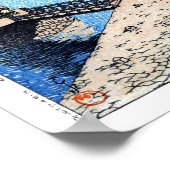 Poster ukiyoe hasui n12 Mihogaseki, Izumo (Coin)