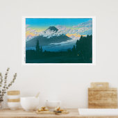 Poster Ukiyoe - hasui - No.29 Près de Susono - (Cuisine)