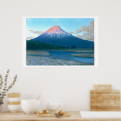 Poster Ukiyoe - hasui - No.30 La rivière Fuji - (Cuisine)