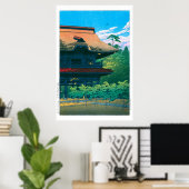 Poster ukiyoe - hasui - No.42 Temple Kenchoji, Kamakura - (Bureau à domicile)