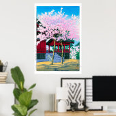 Poster ukiyoe - hasui - No.44 Kiyomizu Hall, Ueno - (Bureau à domicile)