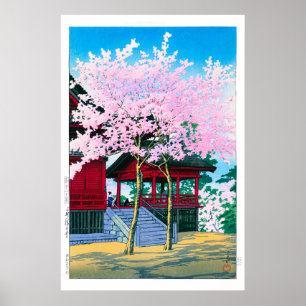 Poster ukiyoe - hasui - No.44 Kiyomizu Hall, Ueno -