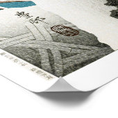 Poster Ukiyoe [Koson] Héron de nuit à couronne noire ...( (Coin)