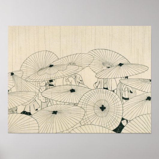 Poster Ukiyoe moderne par Komura Settai (Devant)
