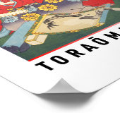 Poster ukiyoe - Toraōmaru - magicien japonais - (Coin)