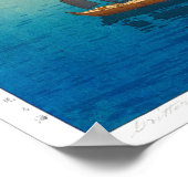 Poster ukiyoe - Yoshida - 01 - Mer scintillante (Coin)