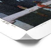 Poster ukiyoe - Yoshida - 03 - Taj Mahal dans Morning Mis (Coin)